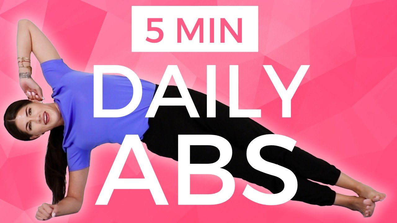 5 Minute Daily Abs Workout Pilates Yoga Core Routine Beyond Bend