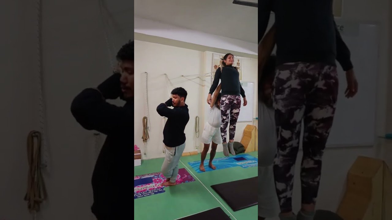 Back pain relief and spine strengthening with yoga Therapy ! Dhakaram Yogacharya